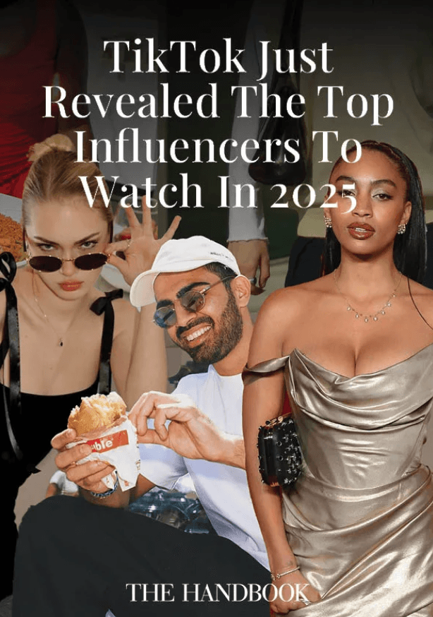TikTok Just Revealed The Top Influencers To Watch In 2025